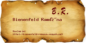 Bienenfeld Ramóna névjegykártya